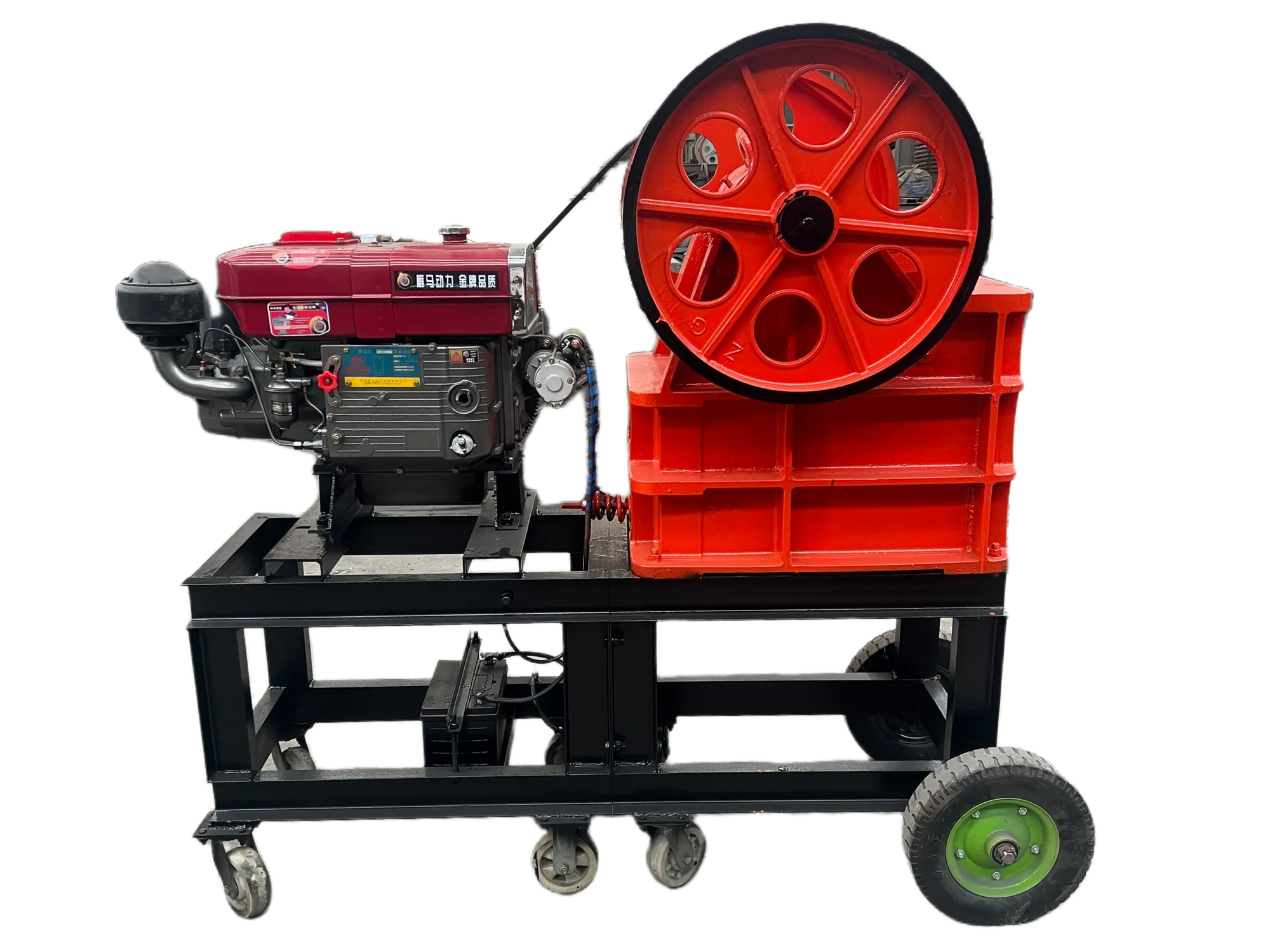 PE200*300 Diesel-Powered Jaw Crusher