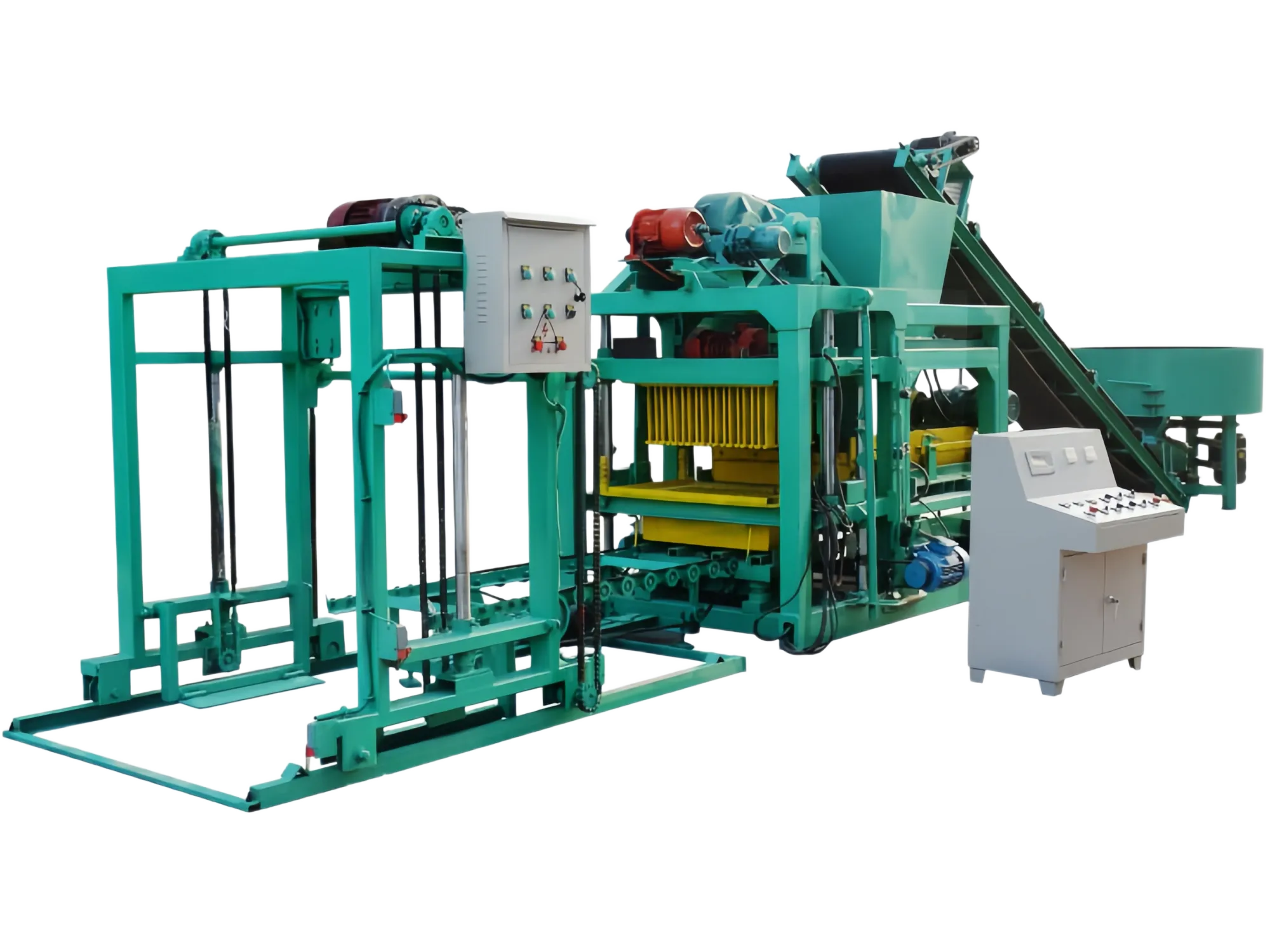 4-25Fully automatic brick-making production line