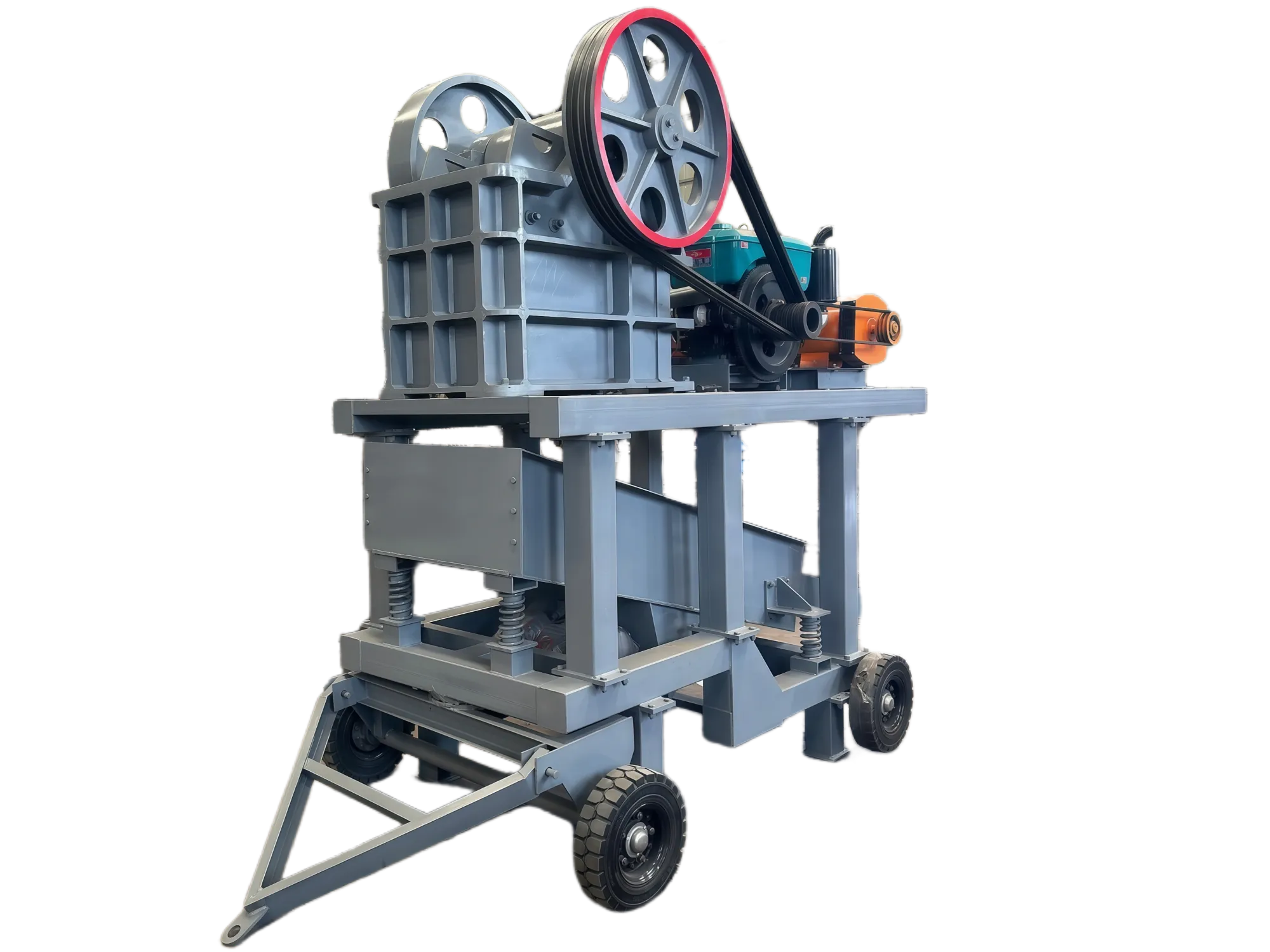 PE250*400Jaw Crusher and Screen Combination Unit