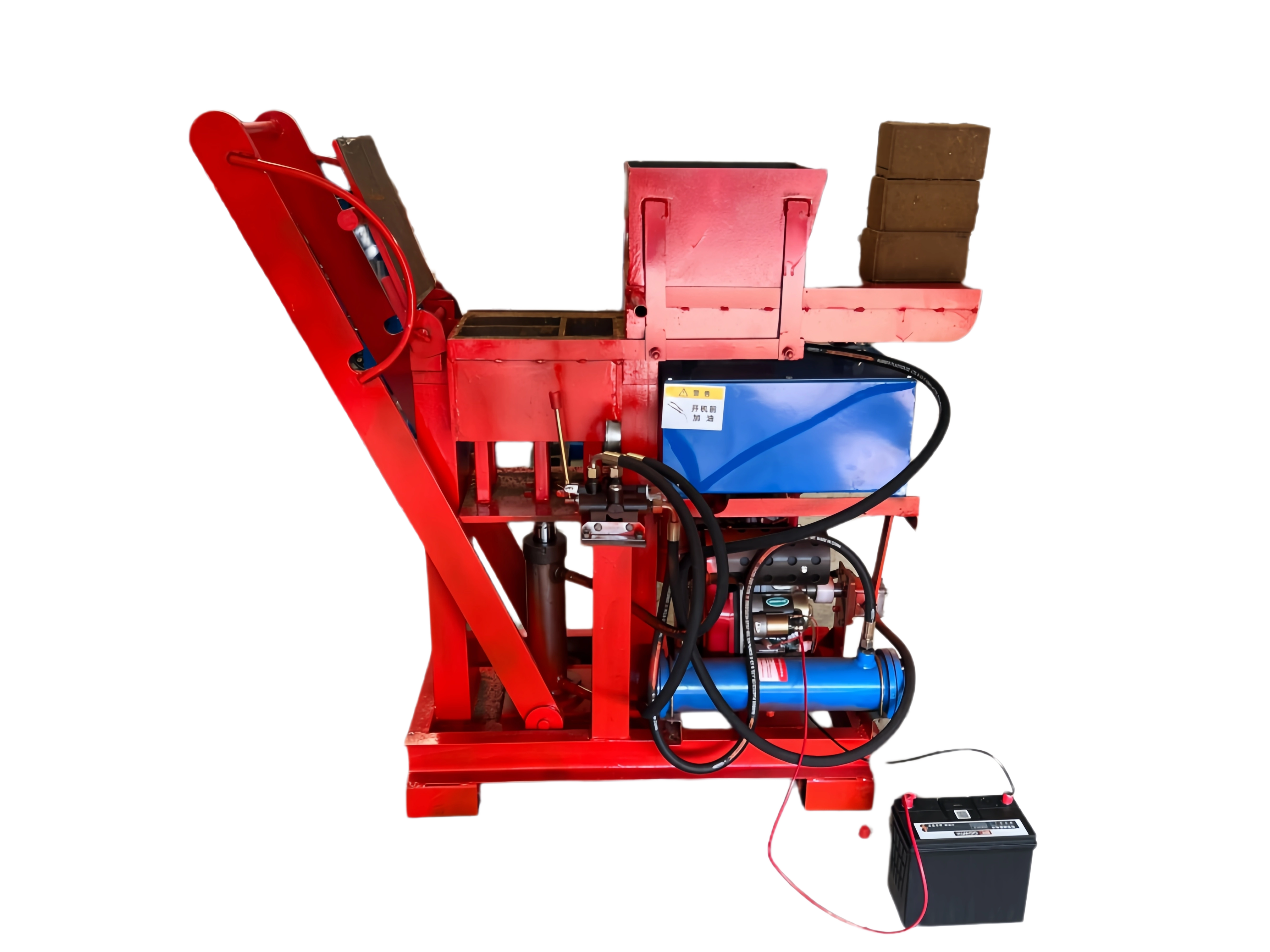 Diesel-Powered Hydraulic Clay Brick Machine